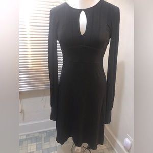 Free people black long sleeve dress size 2 super soft